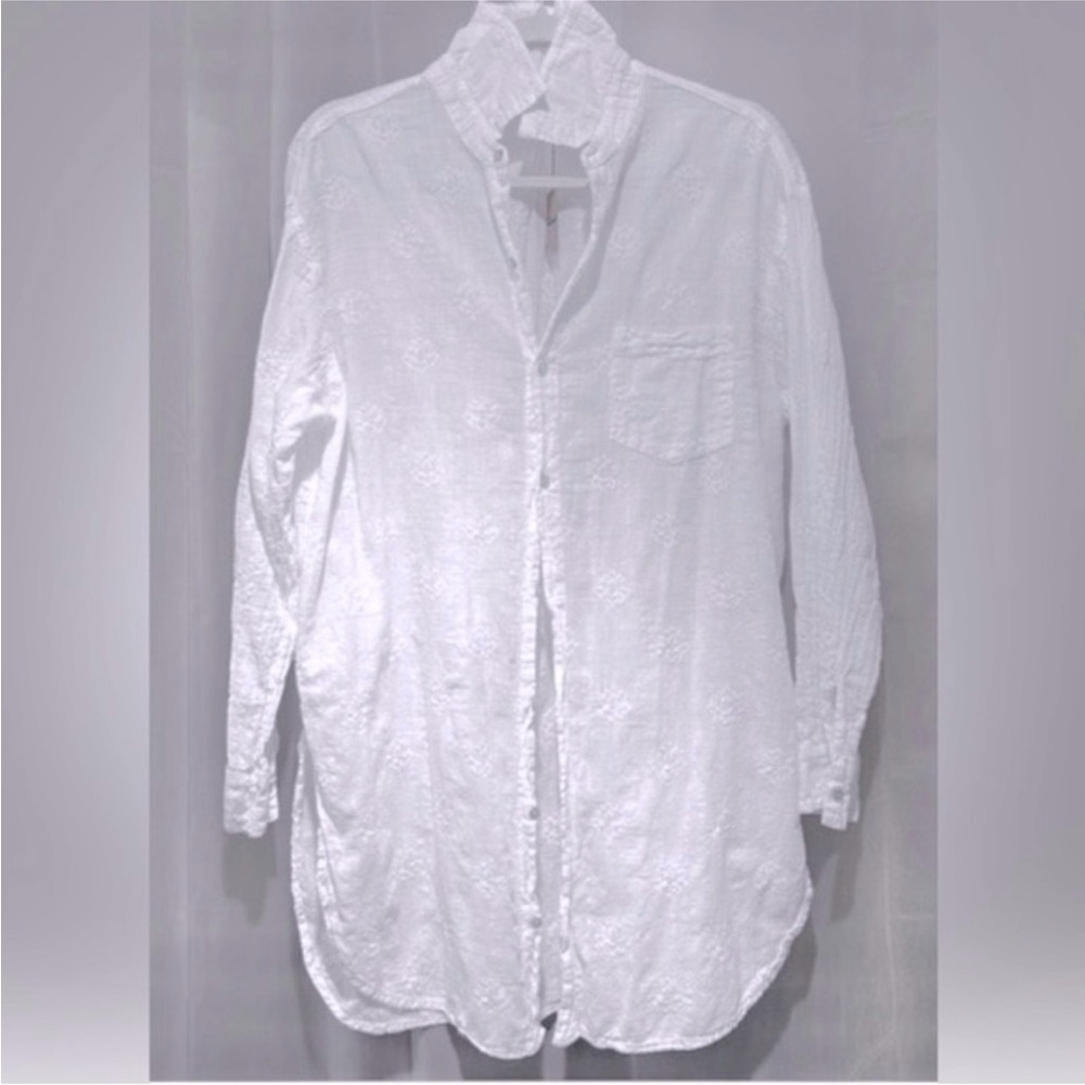 NWT CP SHADES Marella embroidered cotton shirt
